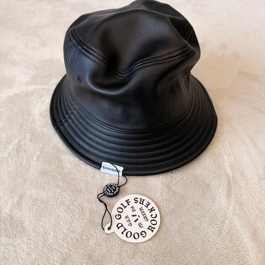 メンズウェア GOOLD GOLF ROCKERS PU LEATHER BUCKET HAT