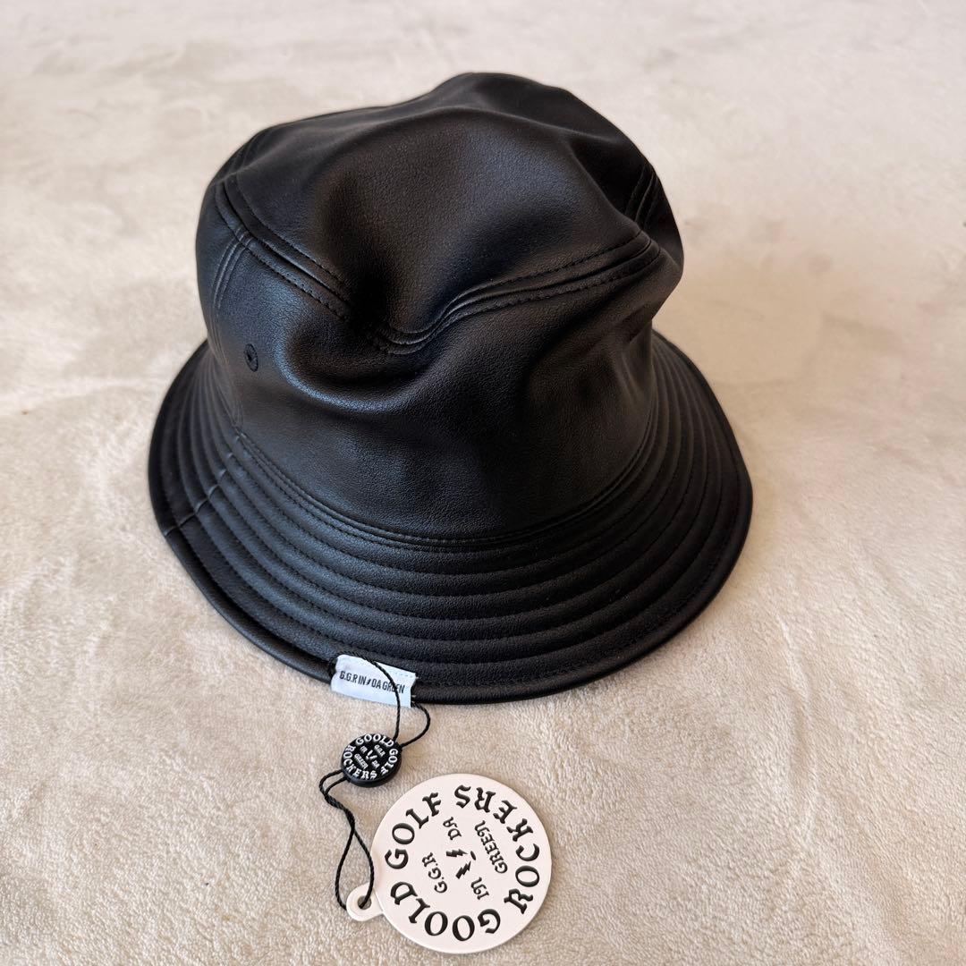 メンズウェア GOOLD GOLF ROCKERS PU LEATHER BUCKET HAT