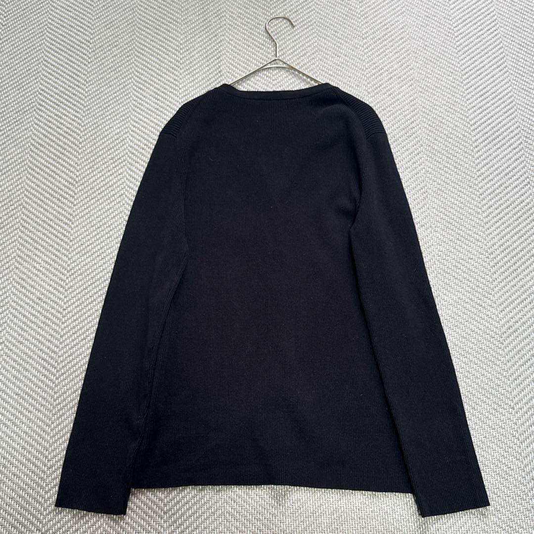 美品 EVERYDAY I LIKE. リブニットカーディガン Vネック 黒