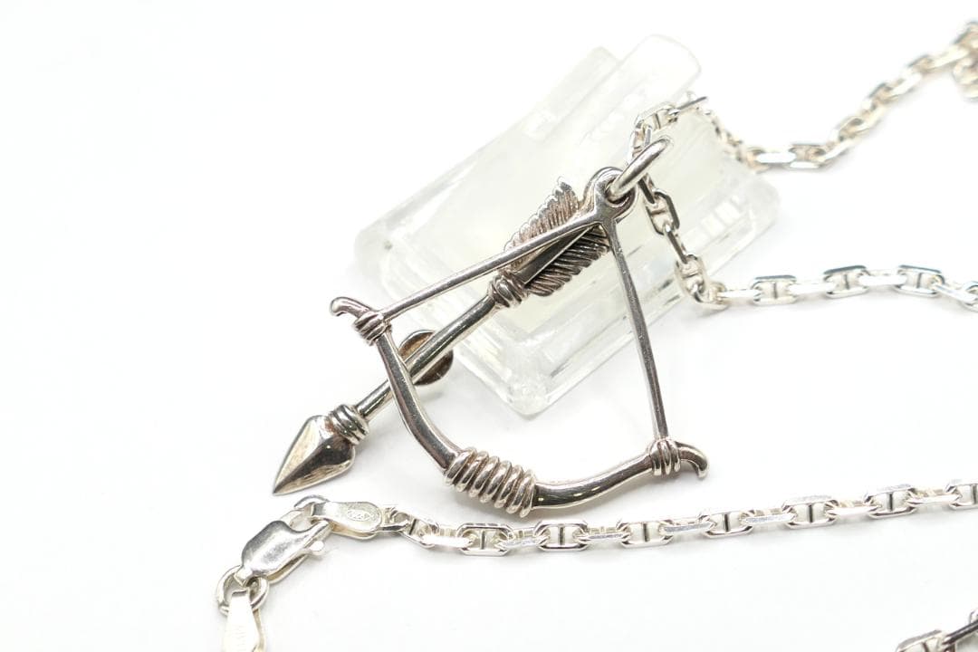 美品　silver925　アロー　弓矢　ネックレス　ペンダント　アクセサリー