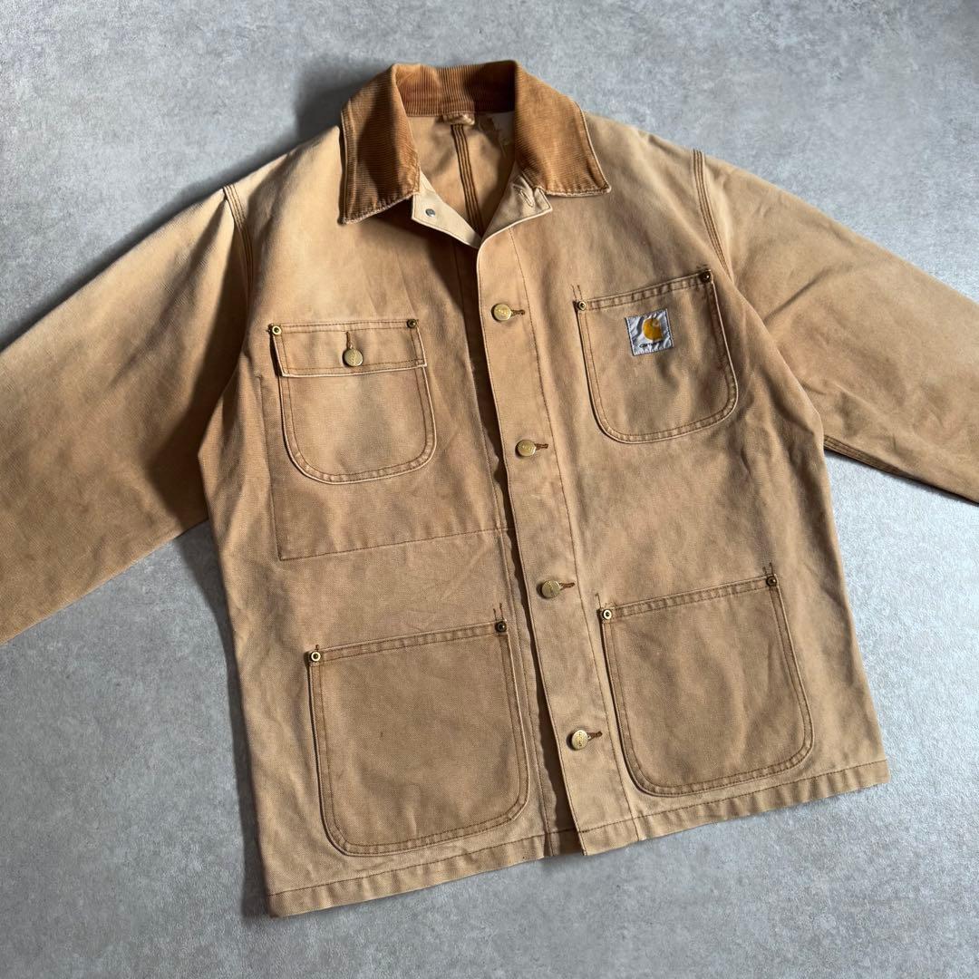 80s〜90s USA Carhartt Michigan Chore Coat