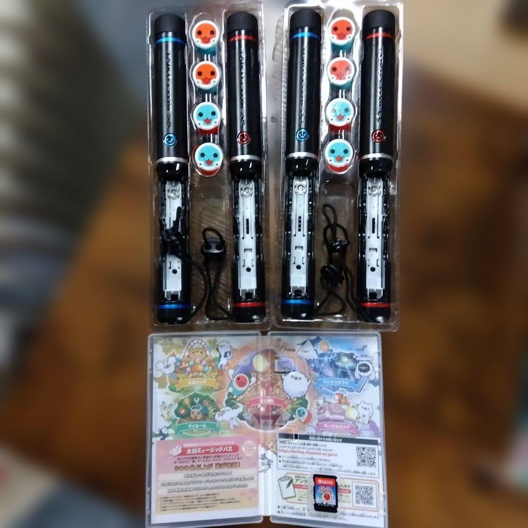 ①太鼓の達人 フィットバチセット　ドンダフルフェスティバル