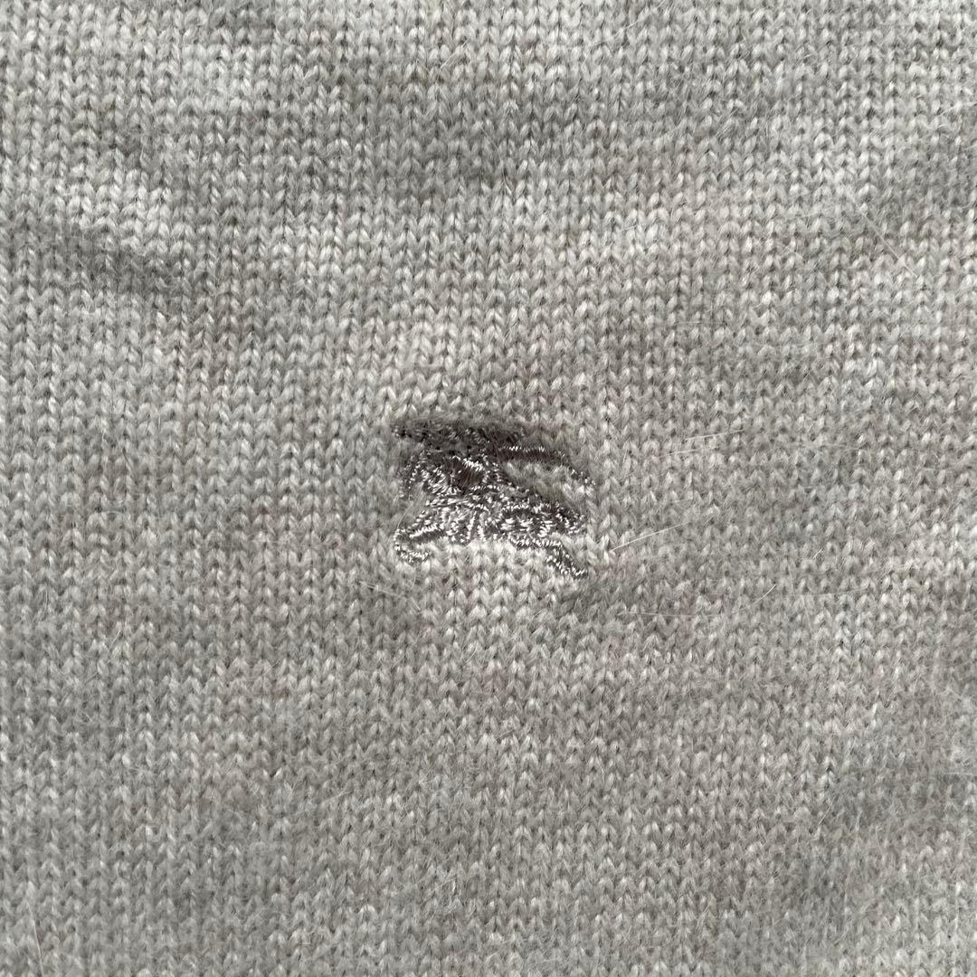 BURBERRY BLUELABEL アンゴラ混ニットドッキングワンピース 38