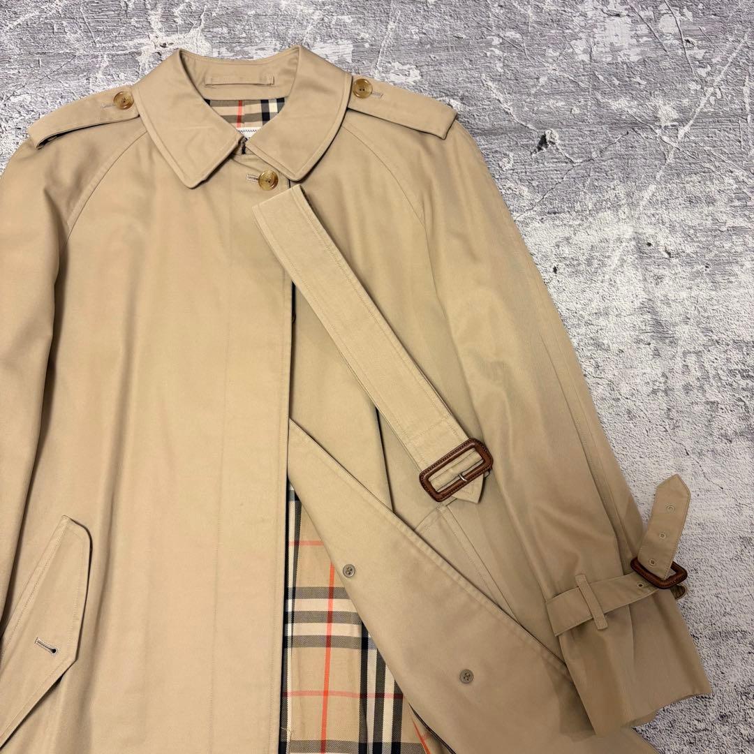 美品 80s〜90sヴィンテージバーバリートレンチコート ノバチェック