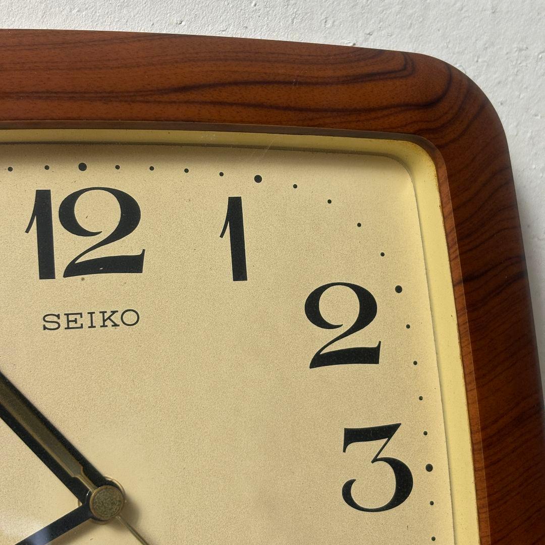 SEIKO ︎︎ヴィンテージ　壁掛け時計︎︎　昭和レトロ　ミッドセンチュリー