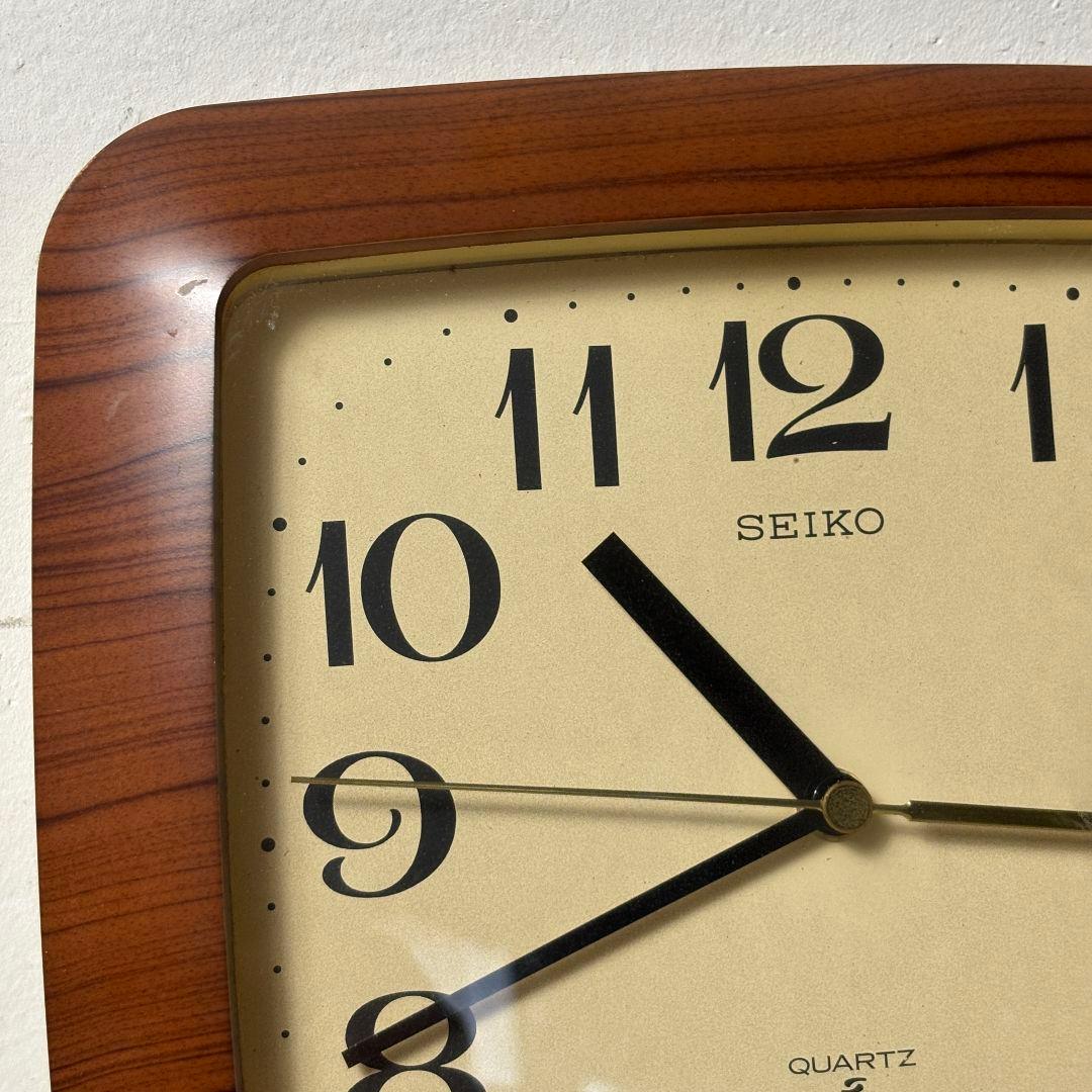 SEIKO ︎︎ヴィンテージ　壁掛け時計︎︎　昭和レトロ　ミッドセンチュリー