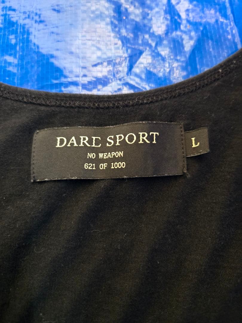 DARC SPORT ダルクスポーツ 刺繍 タンクトップ L 黒