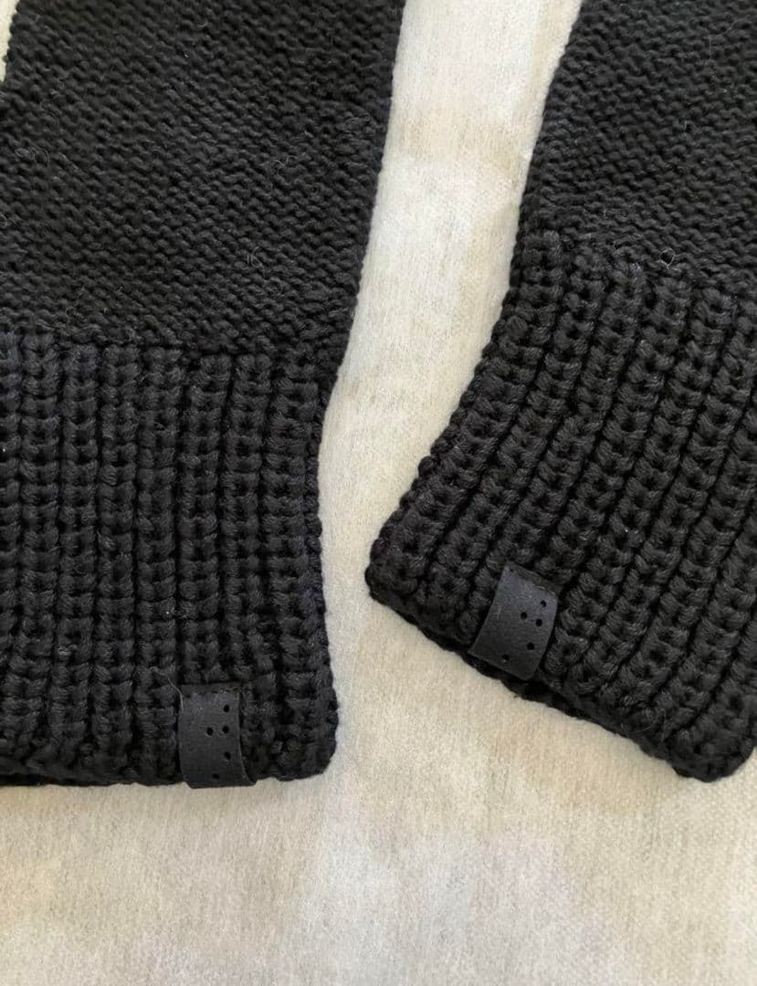 小物 DEVOA Knit glove cotton/cashmere