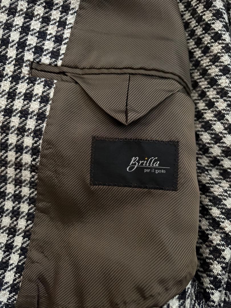 Brilla per il gusto /FERLA ハウンドトゥースジャケット