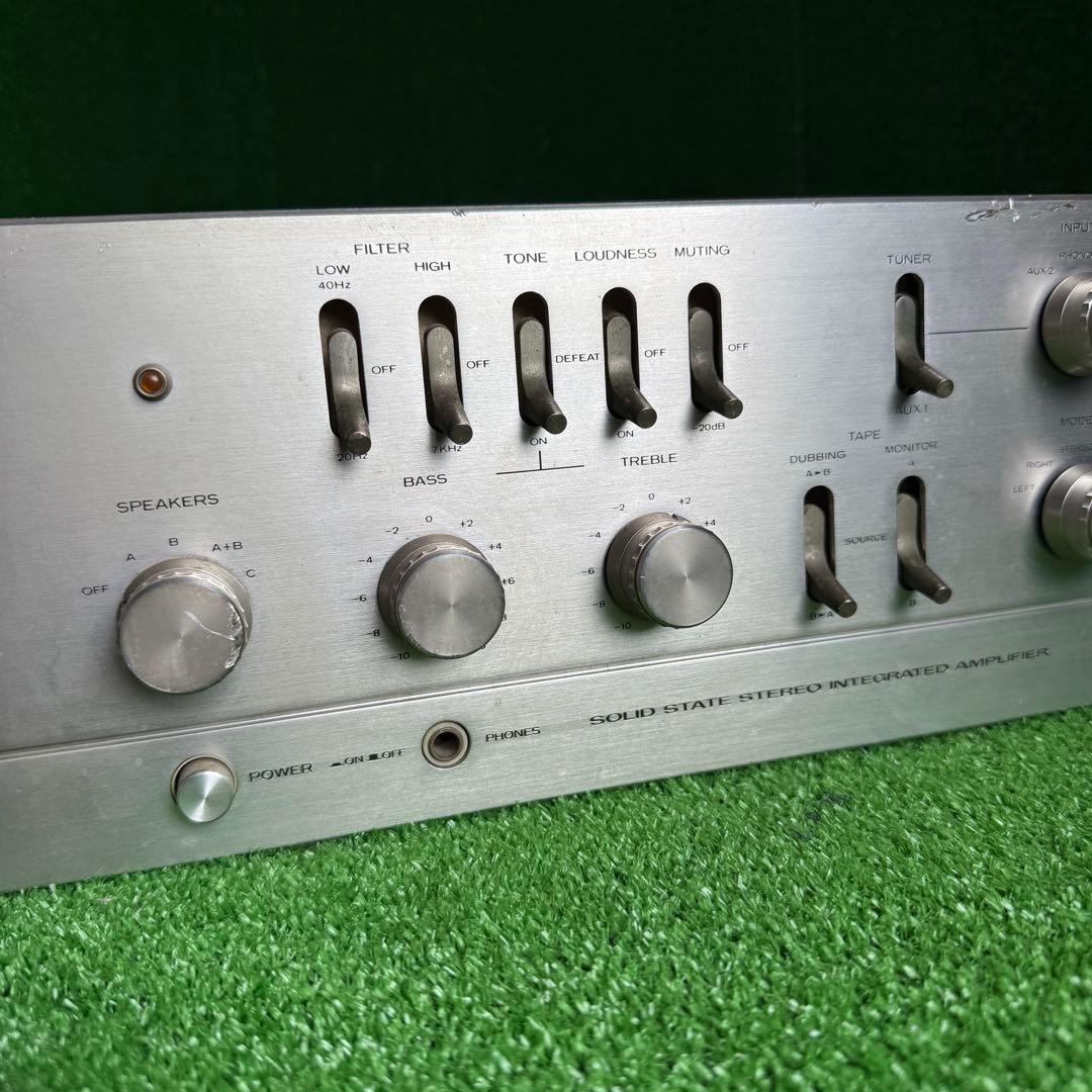 a 82】昭和レトロ/TRIOトリオ KA-7006/プリメインアンプ/現状品
