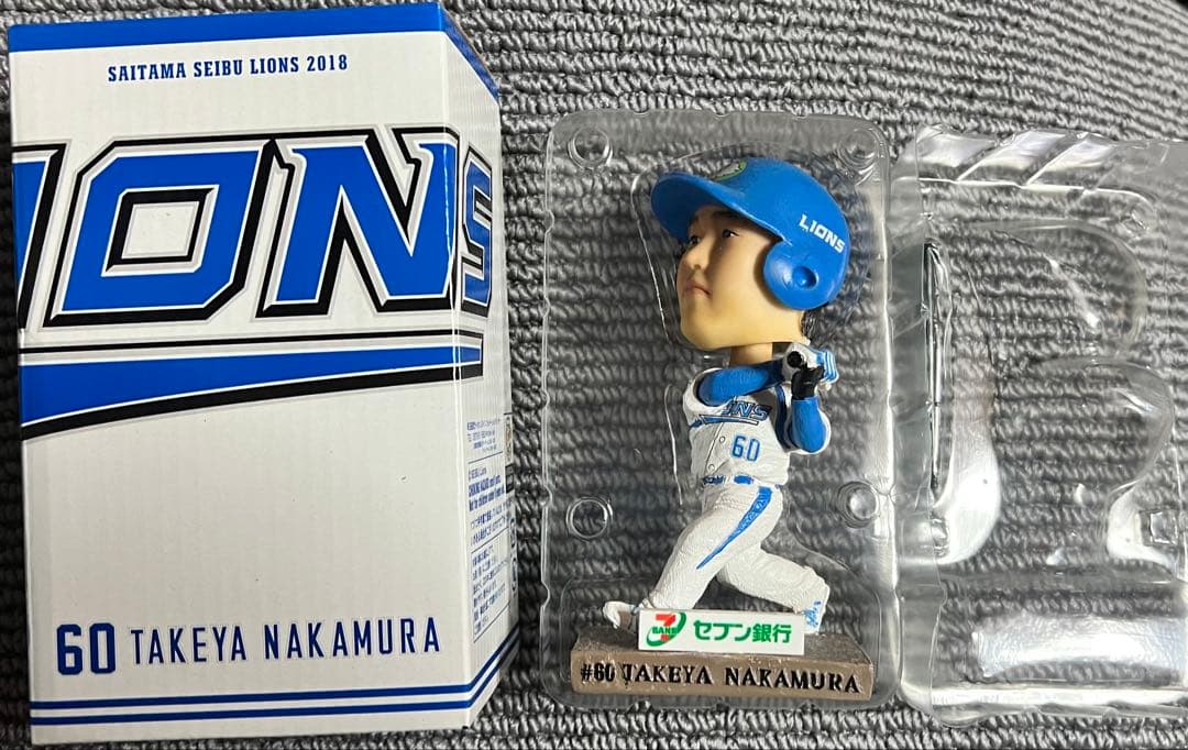 埼玉西武ライオンズ　中村剛也　ボブルヘッド