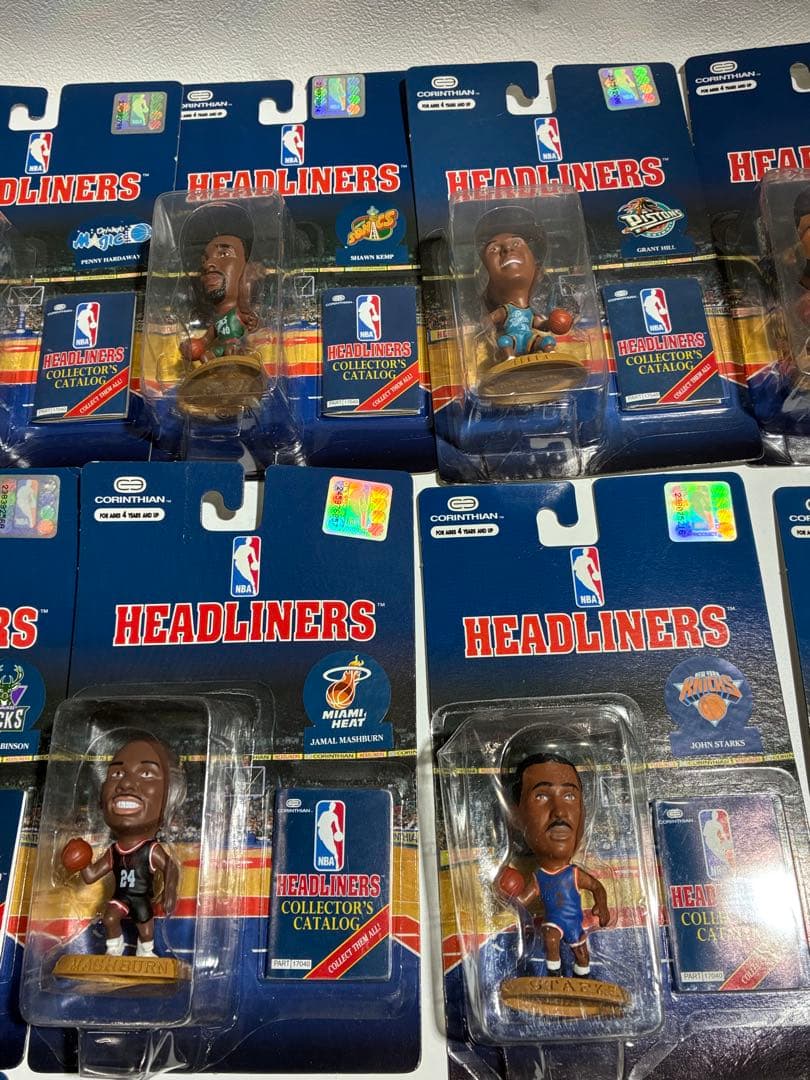 未開封 NBA ヘッドライナーズ バスケットボール フィギュア 19点セット