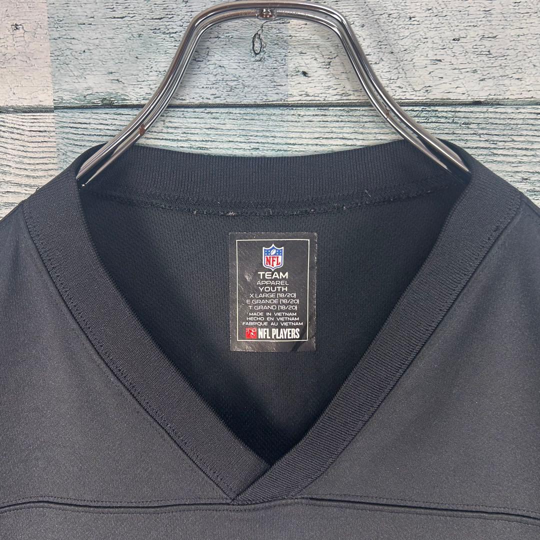 NFL プリントチームロゴ レイダース アメフトゲームシャツ XL 5482