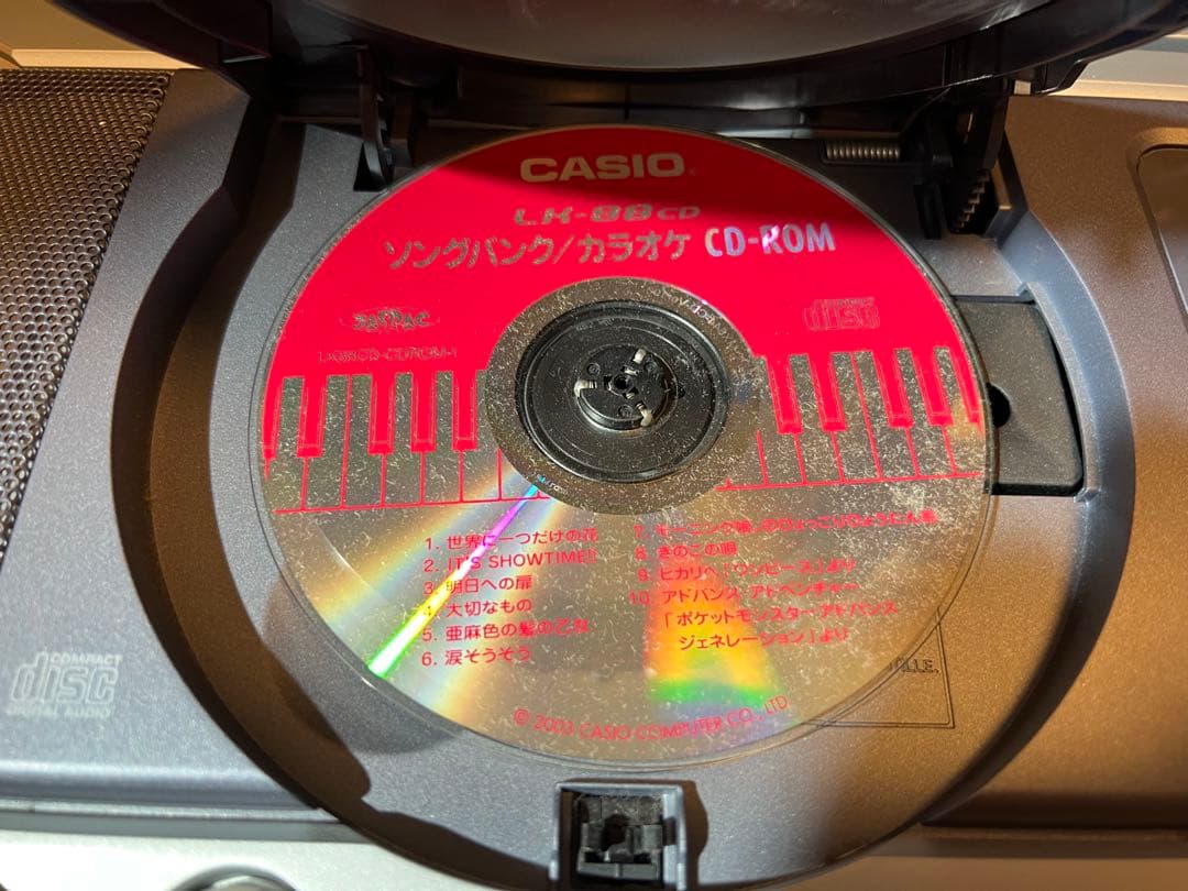 【動作良好 スタンド取説 付】カシオ 電子ピアノ LK-88CD