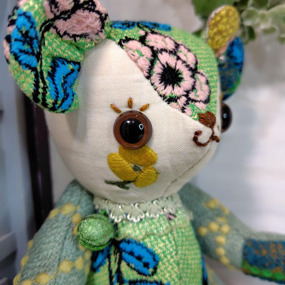 ミナペルホネン＊ハンドメイド＊ぬいぐるみ＊テディベア＊88