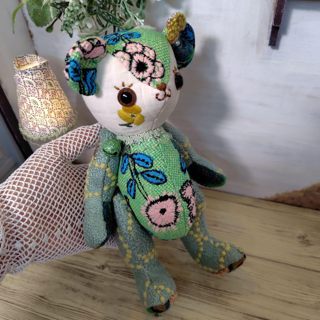ミナペルホネン＊ハンドメイド＊ぬいぐるみ＊テディベア＊88