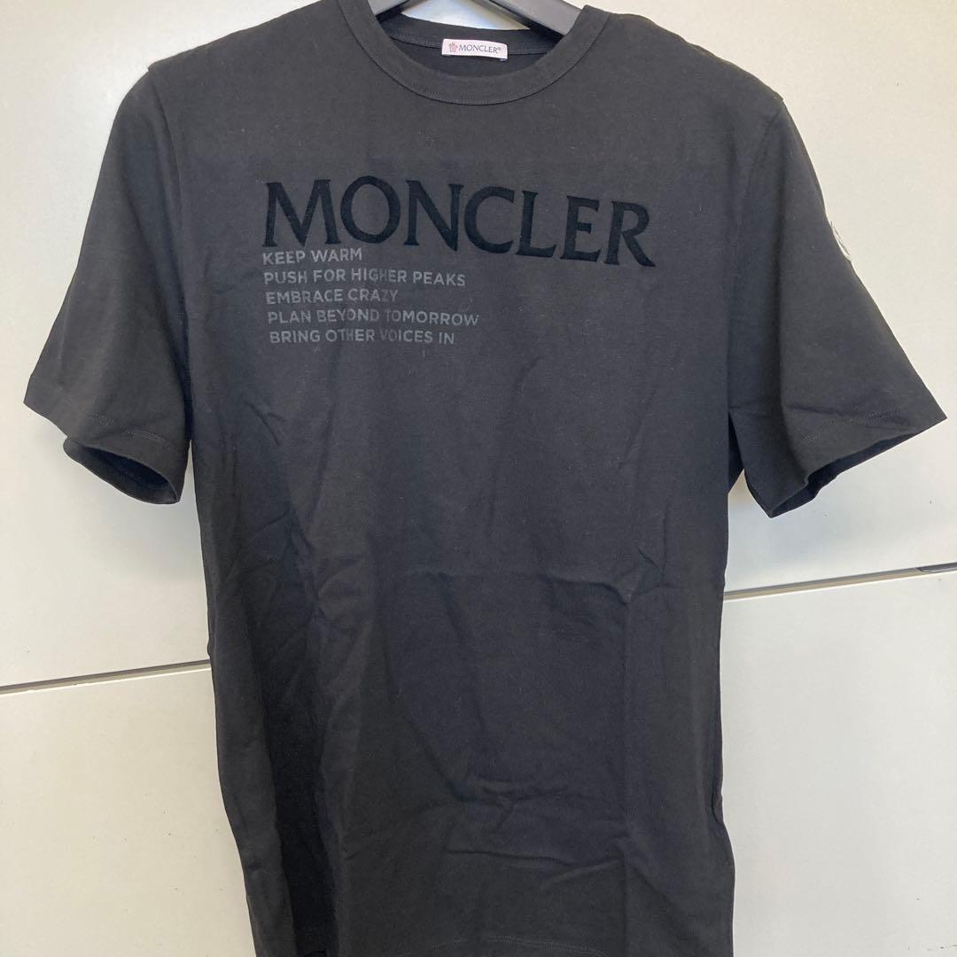 新品　未使用　MONCLER ブラック Tシャツ 日本サイズＬ