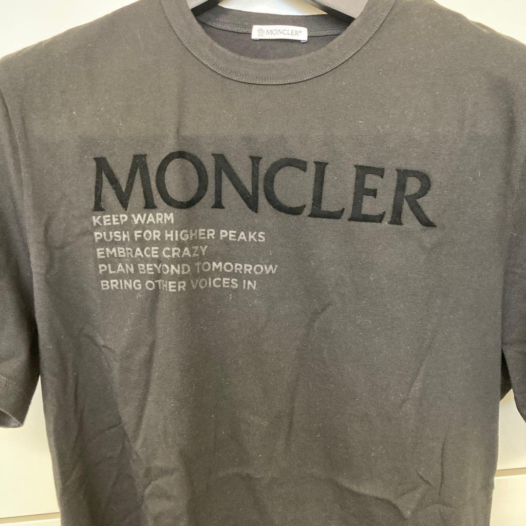 新品　未使用　MONCLER ブラック Tシャツ 日本サイズＬ