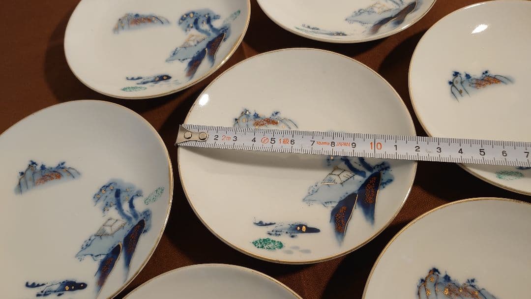 伊万里　伊万里　色絵　金襴手　菓子皿　豆皿　蔵出し　７客