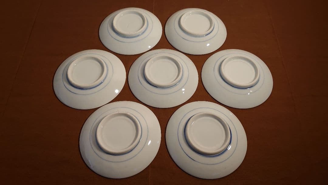 伊万里　伊万里　色絵　金襴手　菓子皿　豆皿　蔵出し　７客