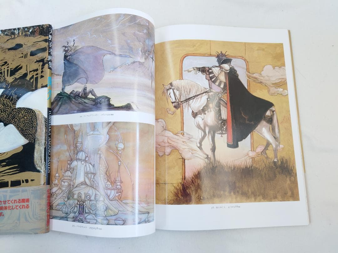 天野 喜孝 飛天 魔天 画集 2冊セット　帯あり　初版
