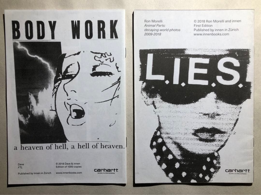 まとめ売り innen ZINE 4冊セット carhartt