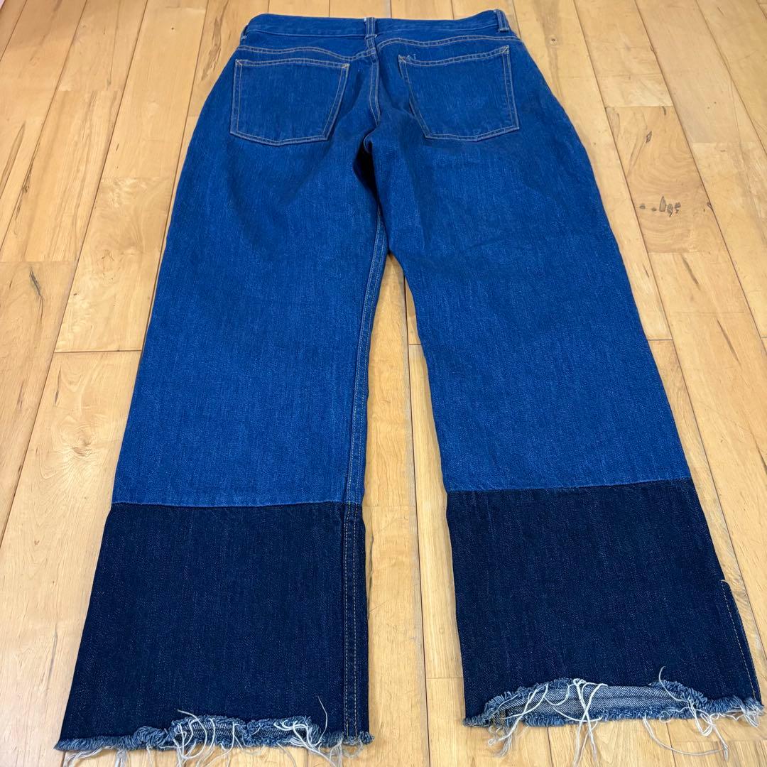 ☆PHEENY☆DENIM WIDE TUCK SLACKS　デニムパンツ　M