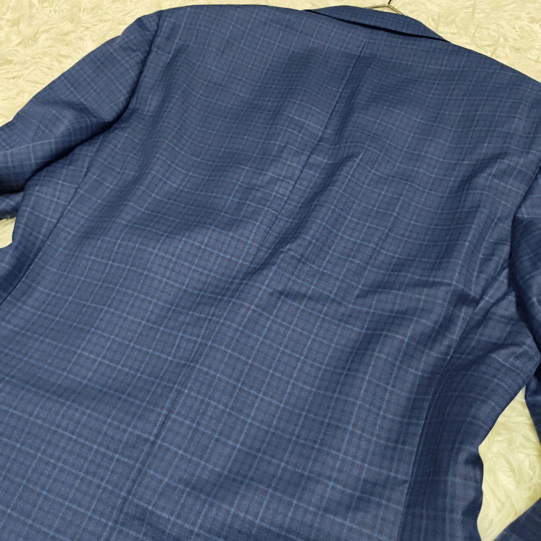 Savile Row zegna チェック柄テーラードジャケット