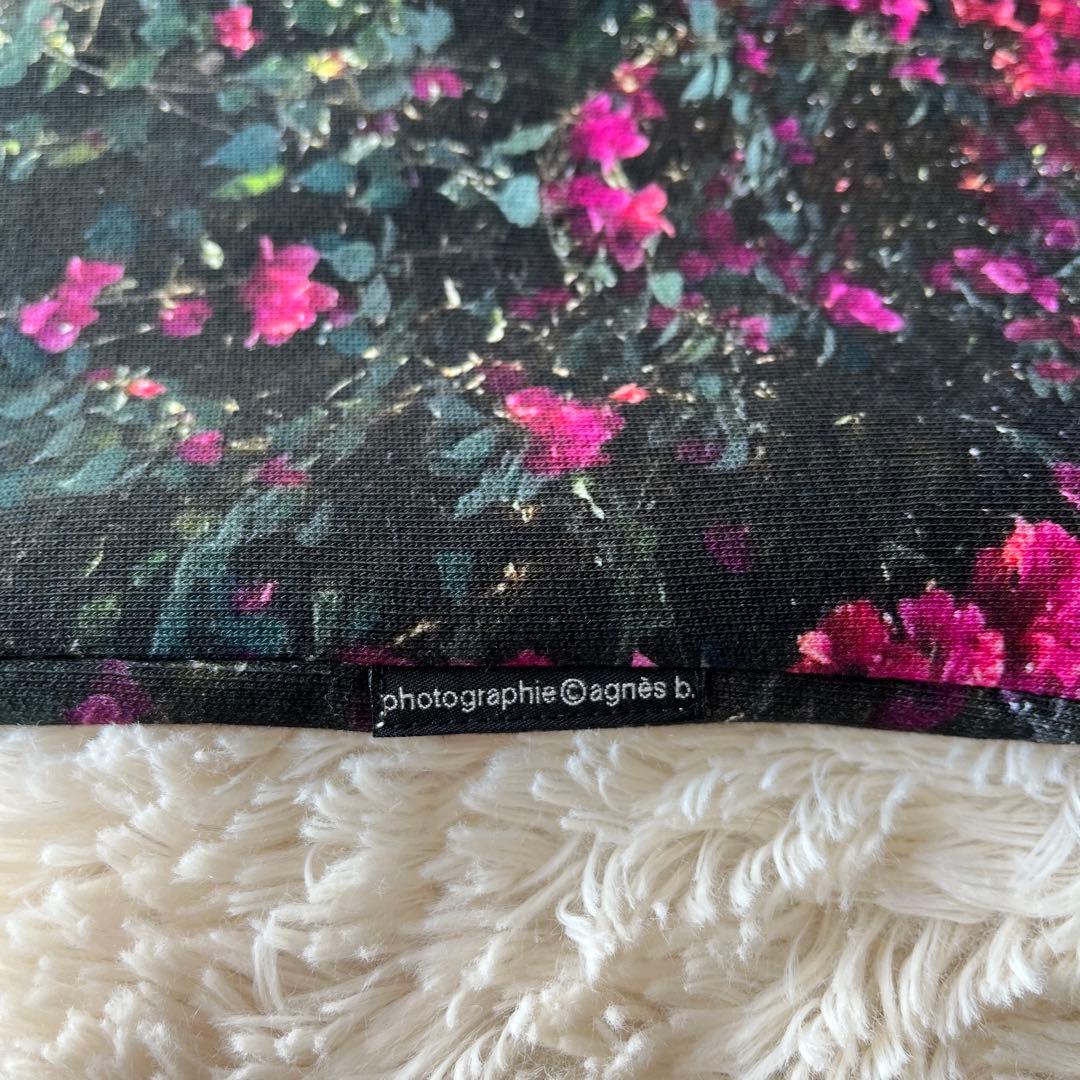 はにわ agnès b. フォトプリント ジップアップカーディガン
