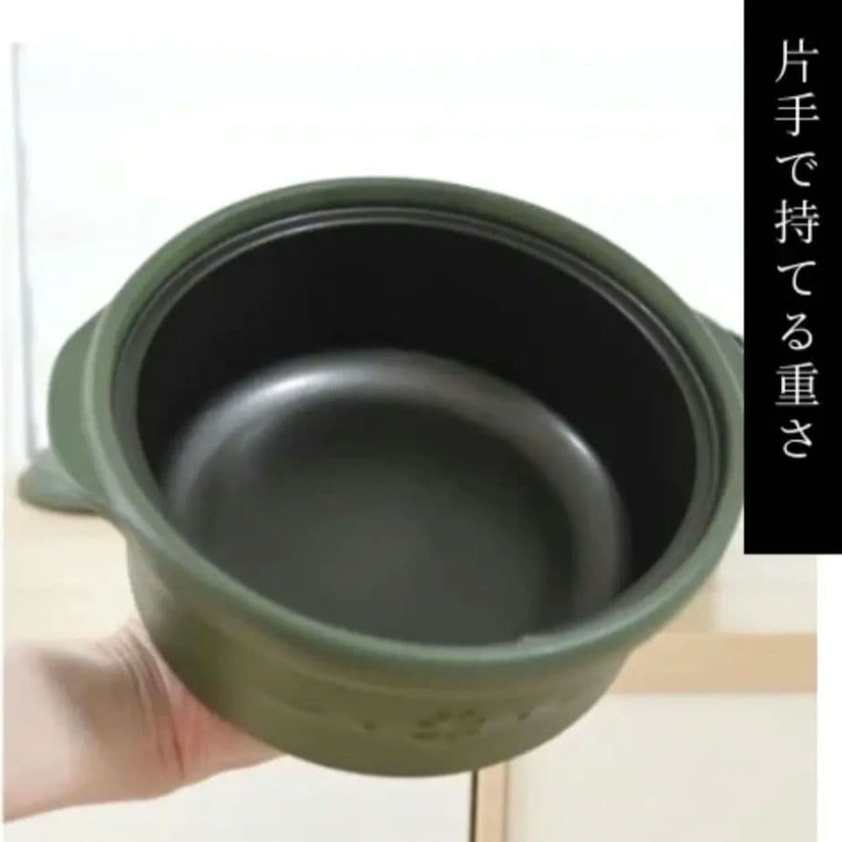 ちょこ【美品✿未使用】セラポット モスグリーン 浅型深型セット