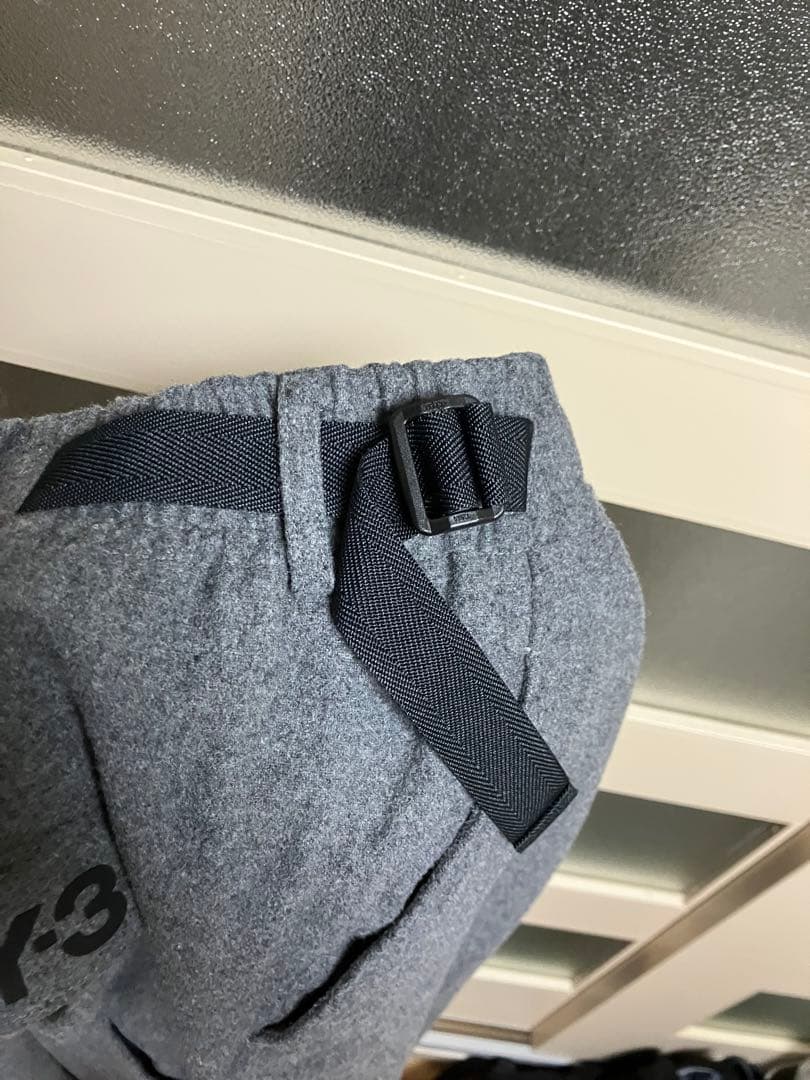 Y-3 グレー サルエルパンツ