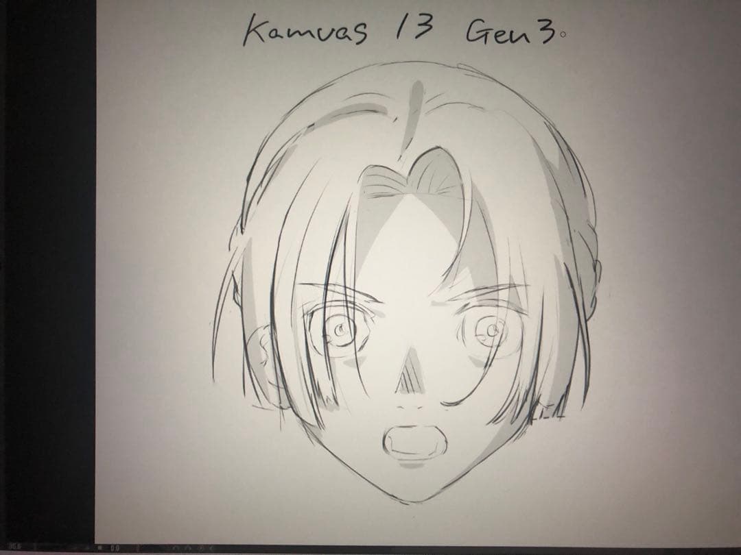 美品 HUION KAMVAS 13 Gen 3 ホワイト 白 日本台湾限定版
