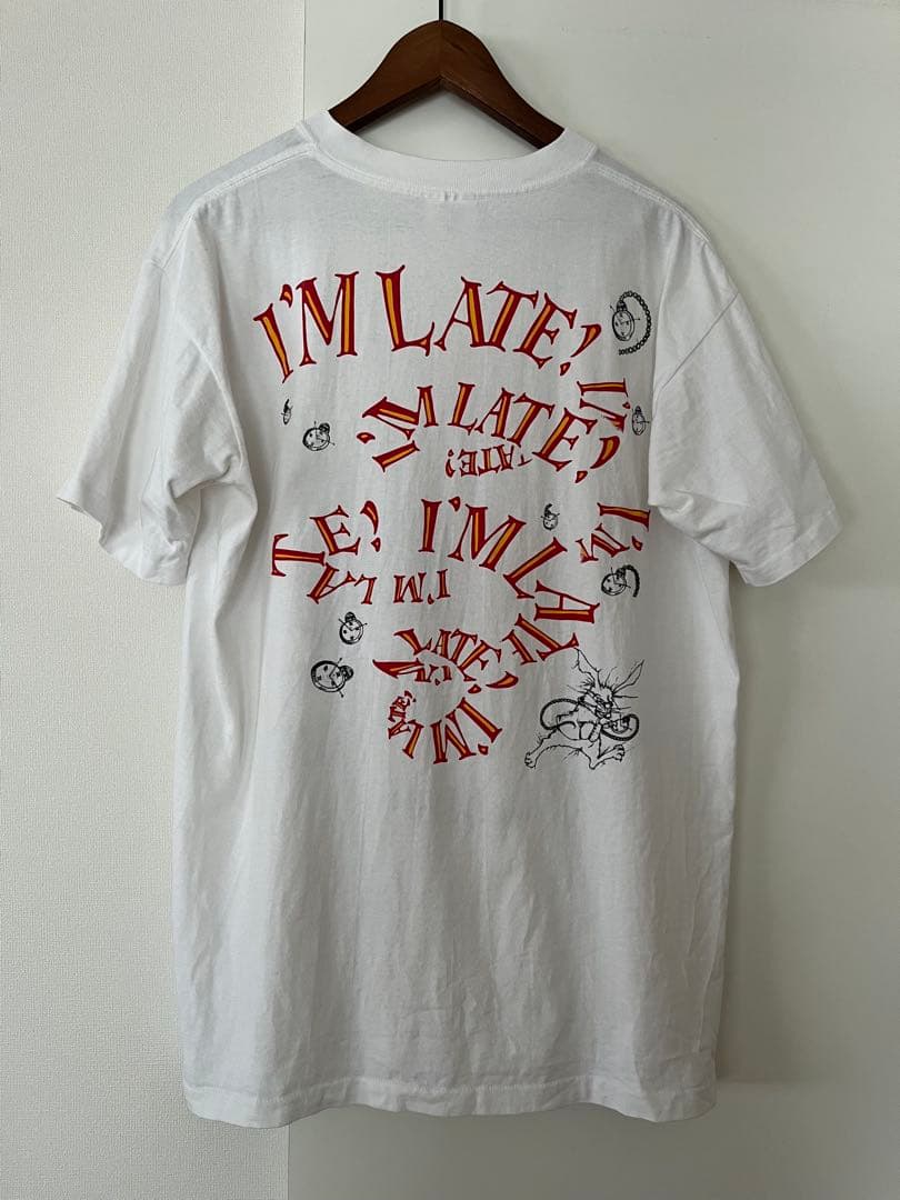 ディズニー ヴィンテージ 不思議の国のアリス Tシャツ Lサイズ うさぎ 90s