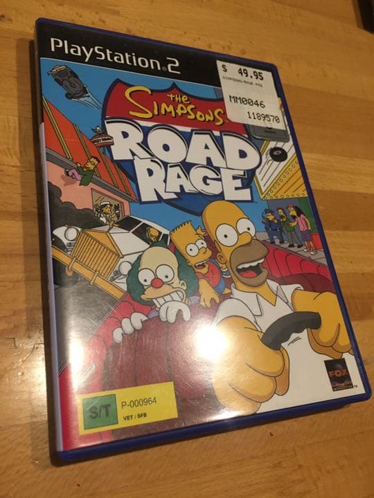 海外購入 シンプソンズ PS2 ROAD RAGE