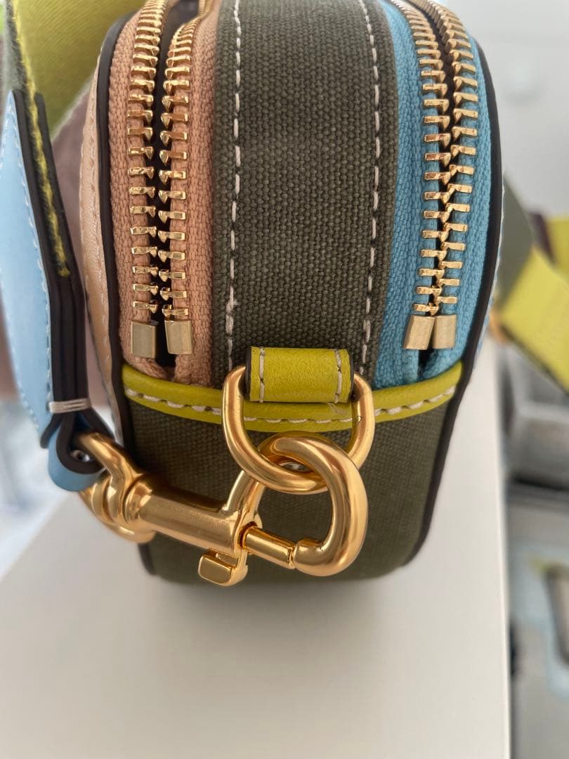 トリーバーチ TORY BURCH ミラー キャンバス ミニ クロスボディバッグ