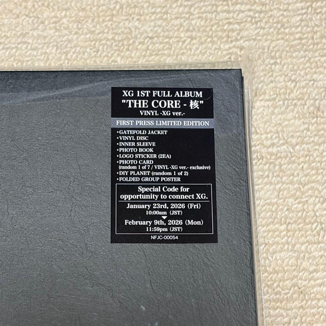 XG THE CORE vinyl レコード トレカなし
