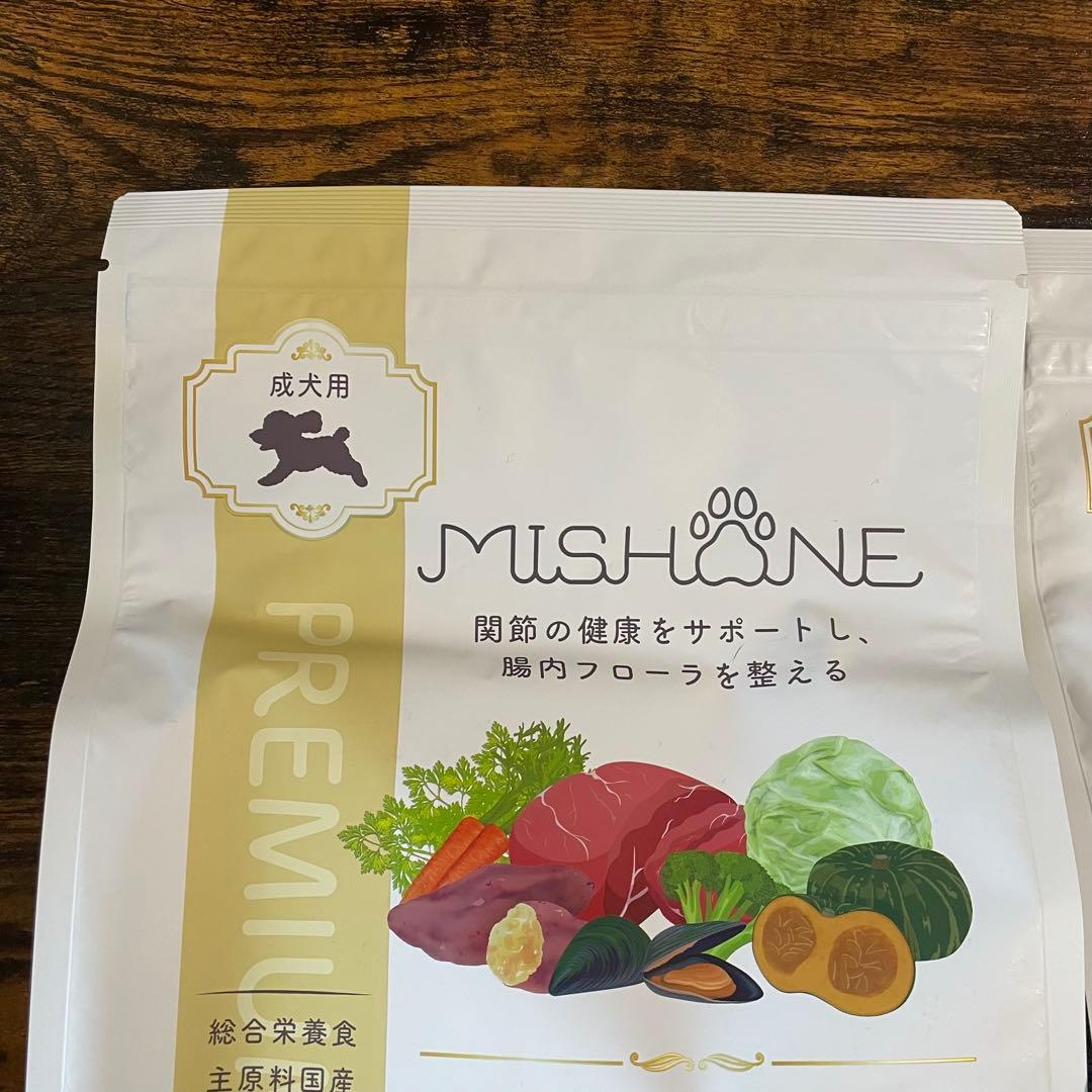 ミシュワン MISHONE 成犬用　ドッグフード 1kg 国産鶏肉・馬肉　2袋