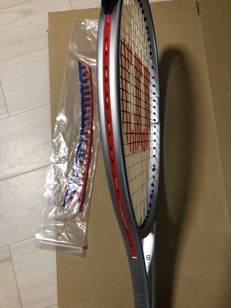 福原和  新品ウィルソンプロスタッフRF97 V13 23年レーバーカップ