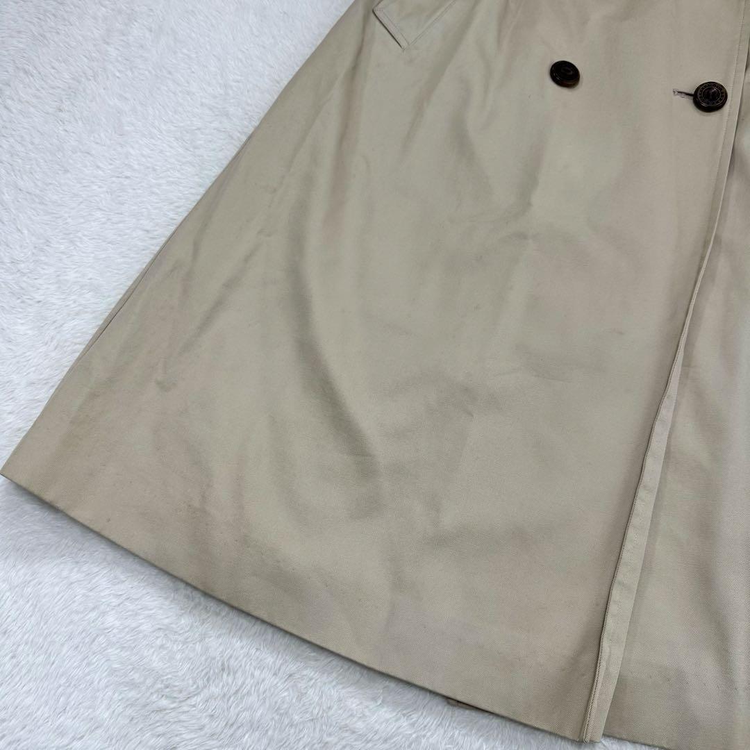 バーバリーブルーレーベル トレンチコート ノバチェック ロング丈 40（L）