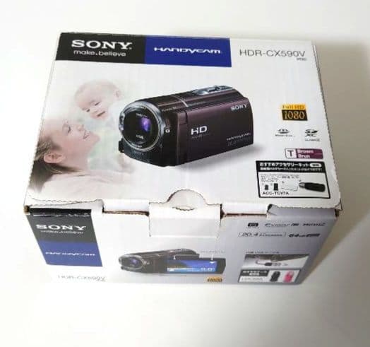 値下げ♪SONY HDR-CX590V ビデオカメラ 　ケース　予備バッテリー付
