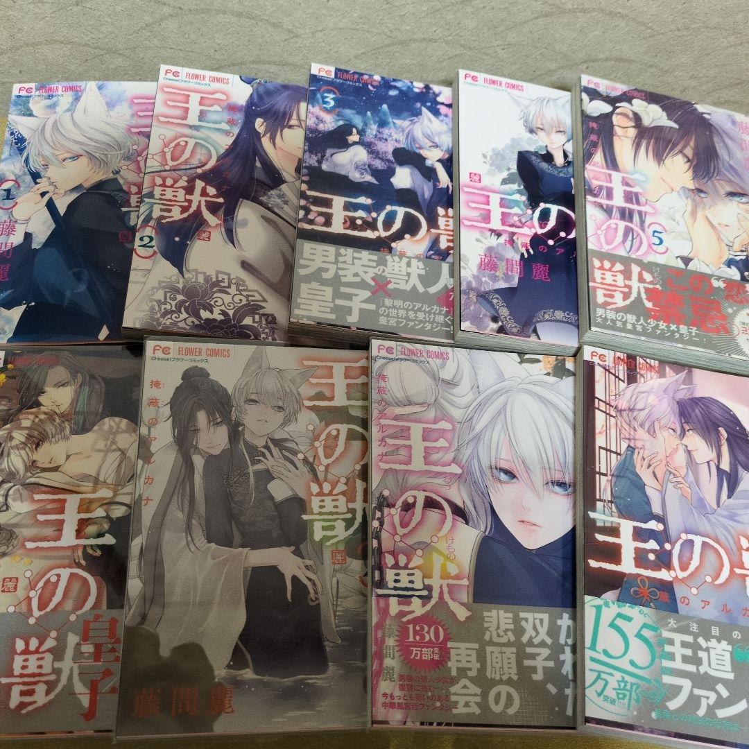 王の獣 　全18巻　藤間麗