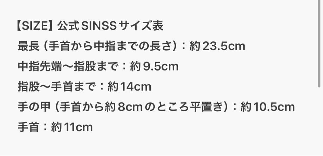 【美品】SINSS/シンスレザー手袋【完売品】