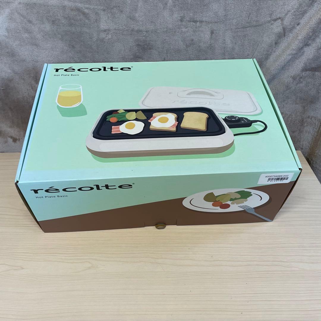 レコルテ　ホットプレート　セラミック深鍋　タコヤキプレート　3点セット