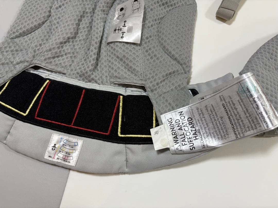 エルゴベビー抱っこ紐♡オムニブリーズ パールグレーメッシュタイプ専用ポーチ付