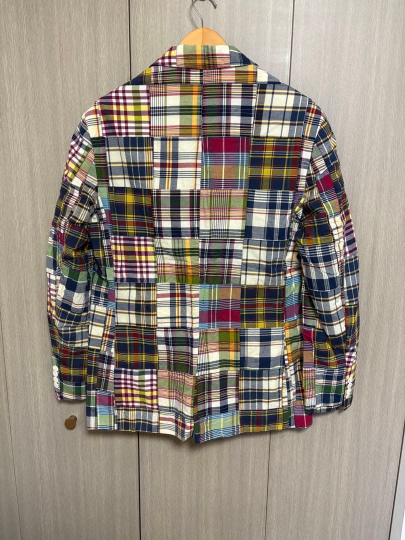 Polo RalphLauren マドラスチェックパッチワークジャケット