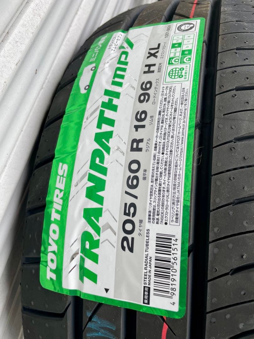 TOYOトランパスMP7 205/60R16 ミニバン専用タイヤ4本セット