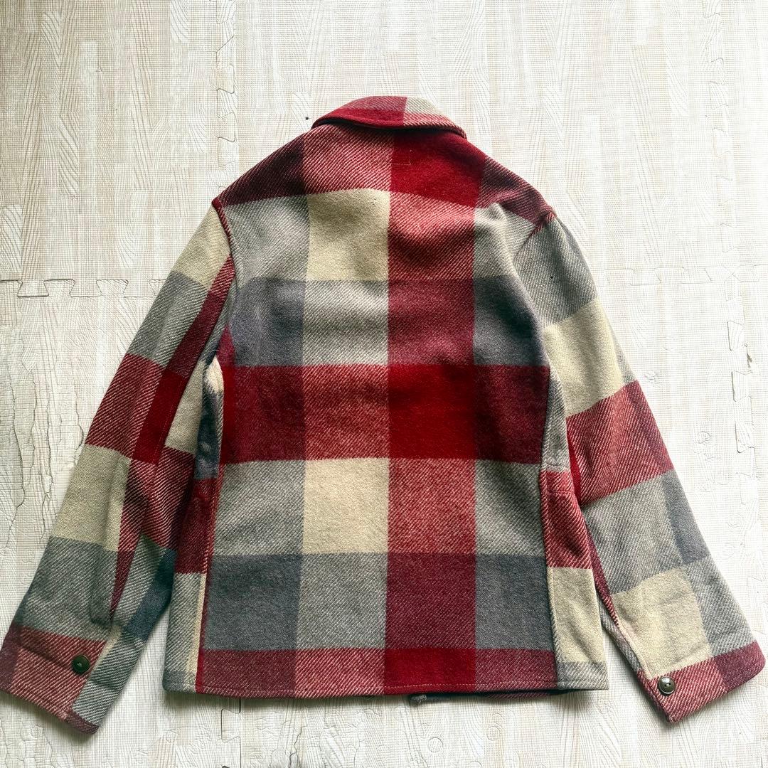 40s JC Penney スポーツジャケット メルトン ブロックチェック