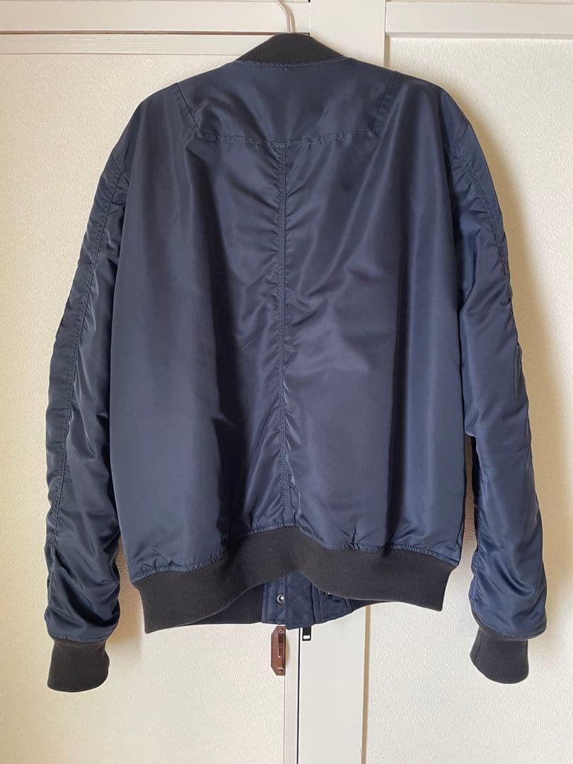 美品 DIESEL レア MA-1ボンバージャケット ネイビー L 日本L〜XL