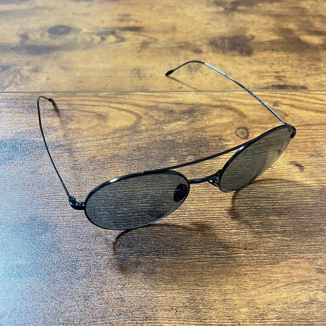 【良品】GIORGIO ARMANI サングラス 青×黒〈定価25,980円〉