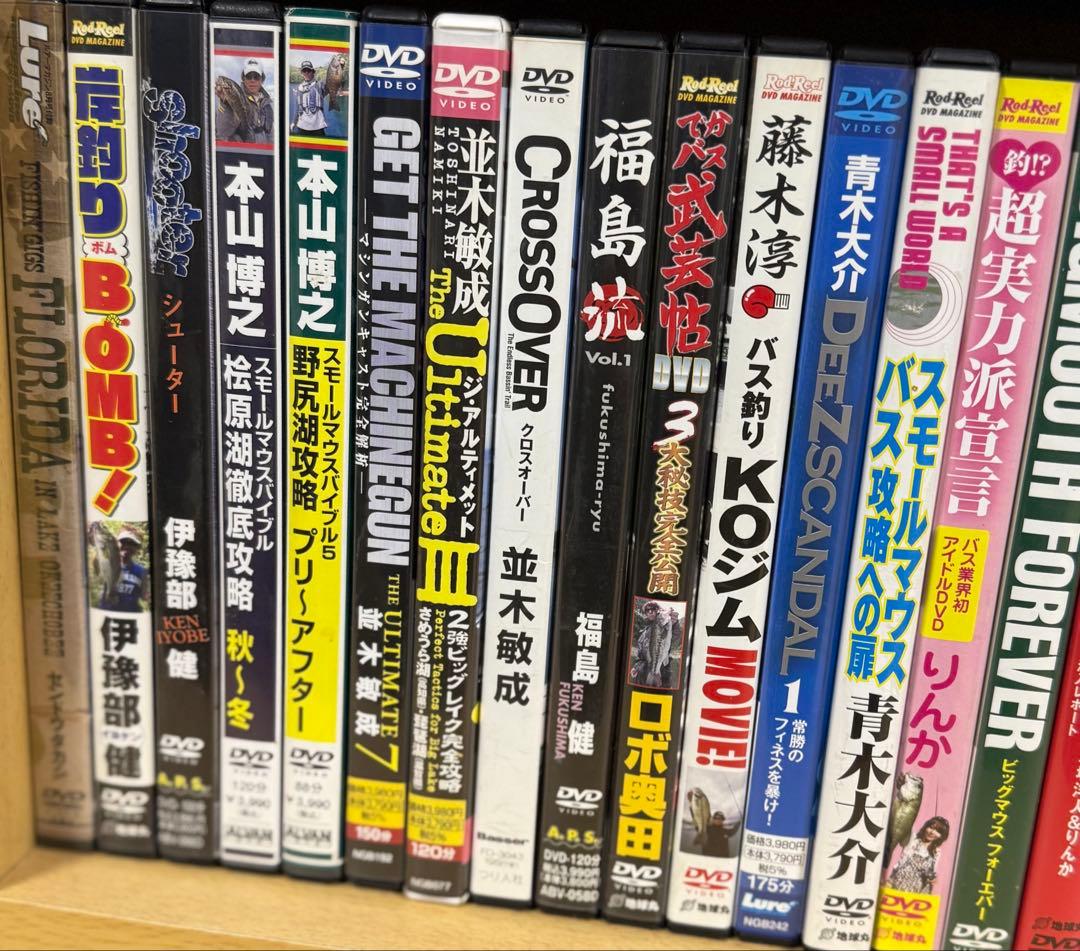 黒帯 岸道 他　DVDセット 100本以上セット　バス釣り